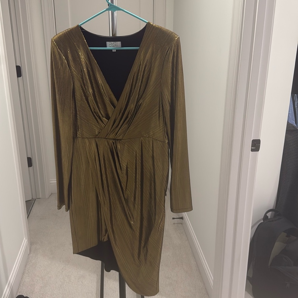 Ryse The Label Gold Dress